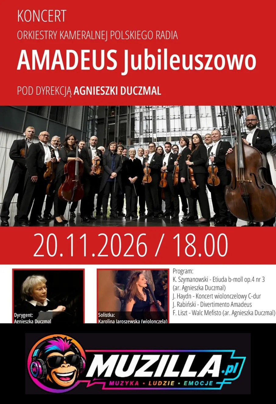 Amadeus Jubileuszowo — Piła — 20 listopada 2026