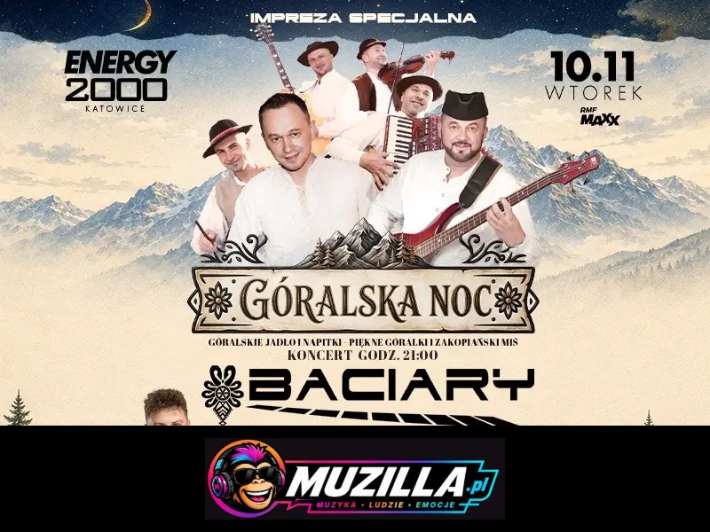 BACIARY 10.11 ★ ENERGY 2000 KATOWICE [18+] — Katowice — 10 listopada 2026