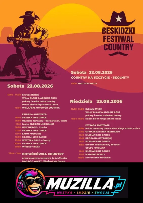 Beskidzki Festiwal Country – Wisła — Wisła — 22 sierpnia 2026