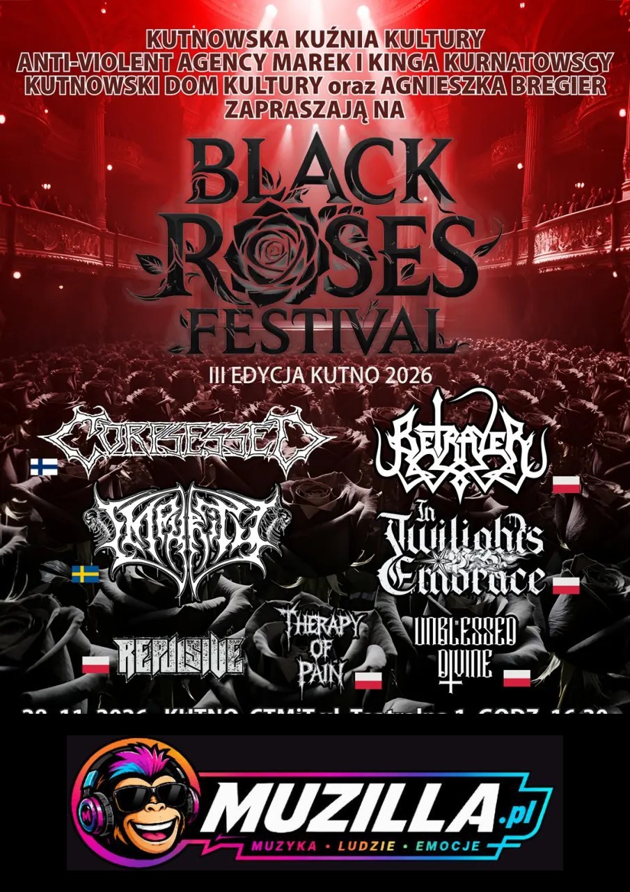 BLACK ROSES FEST KUTNO 2026 III EDYCJA — Kutno — 28 listopada 2026