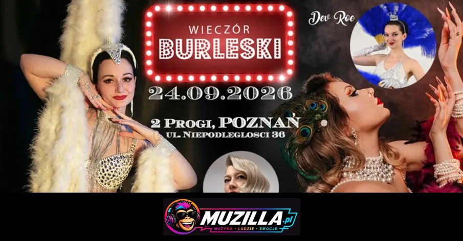 Burleska by Rose de Noir klubie 2progi — Poznań — 24 września 2026