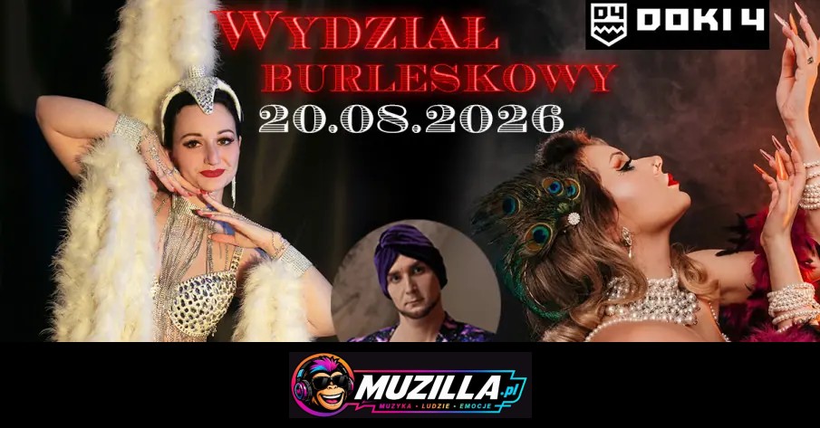 Burleska by Rose de Noir w klubie Doki4 — Gdańsk — 20 sierpnia 2026