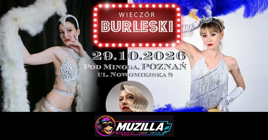 Burleska by Rose de Noir w klubie Pod Minogą — Poznań — 29 października 2026