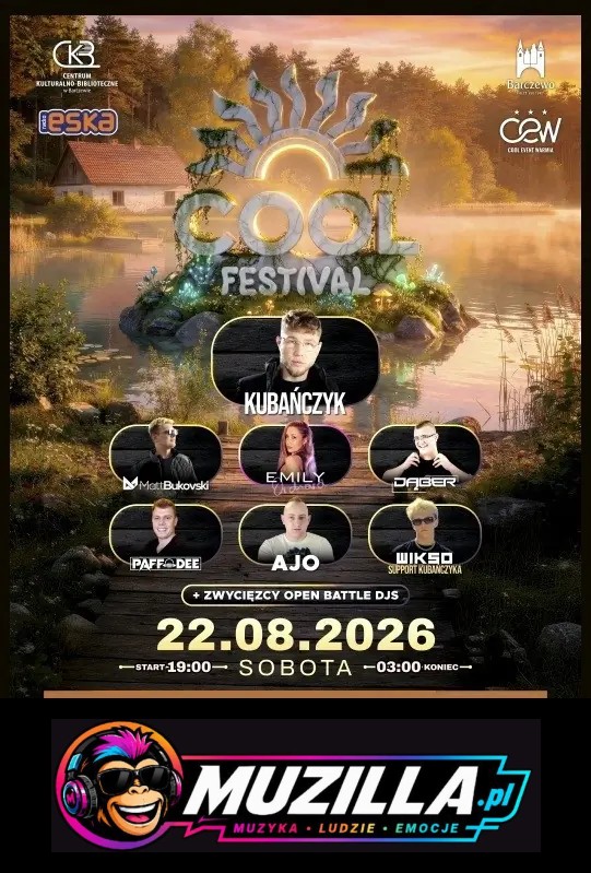Cool Festival Barczewo 2026 — Barczewo — 22 sierpnia 2026