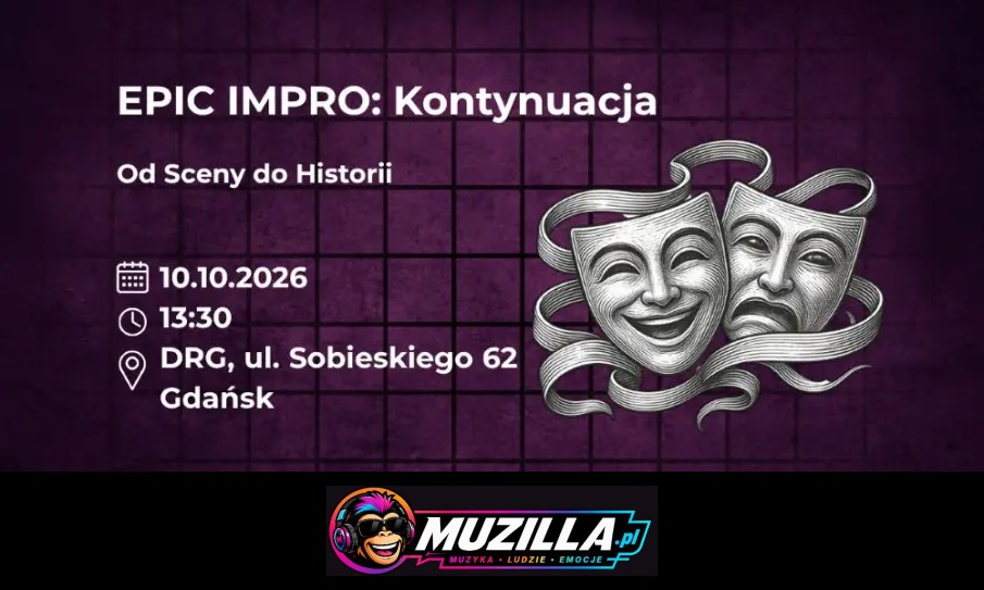 EPIC Impro: Kontynuacja. Od Sceny do Historii — Gdańsk — 10 października 2026