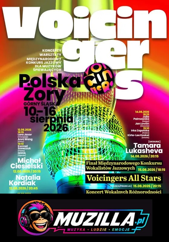 Festiwal Voicingers – karnety — Żory — 12 sierpnia 2026
