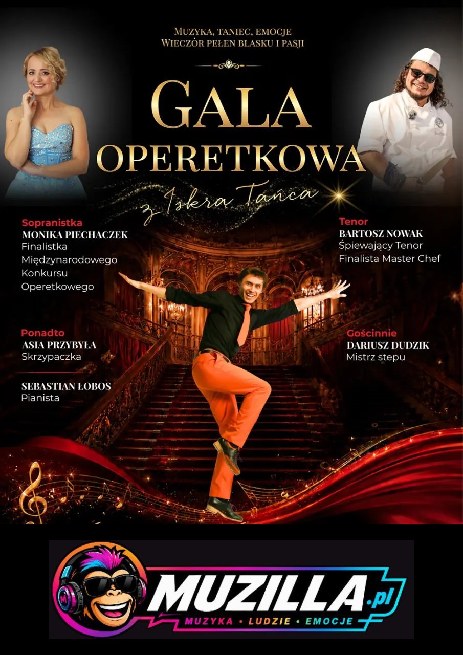 Gala operetkowa z iskrą tańca — Szczawno-Zdrój — 16 października 2026