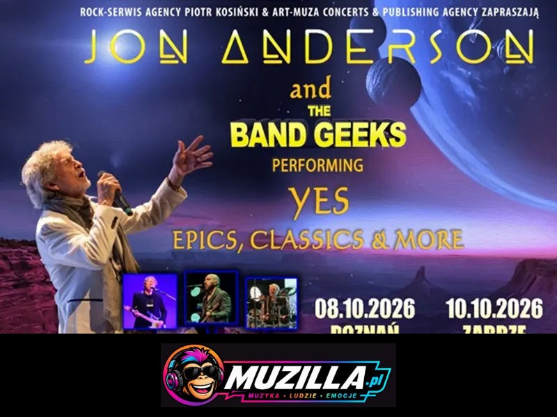 Jon Andreson and The Band Geeks preforming YES Epics, classics & more — Zabrze — 10 października 2026