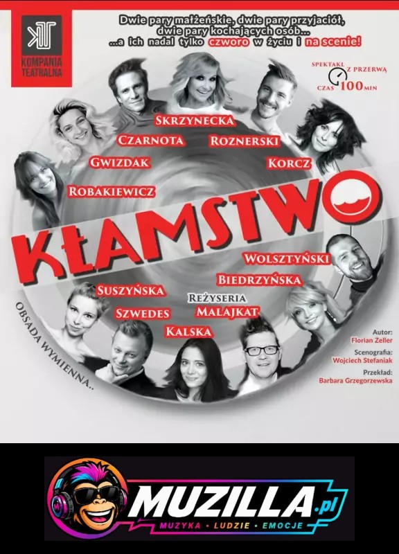 Kłamstwo – komedia małżeńska w gwiazdorskiej obsadzie! — Ostrowiec Świętokrzyski — 9 października 2026