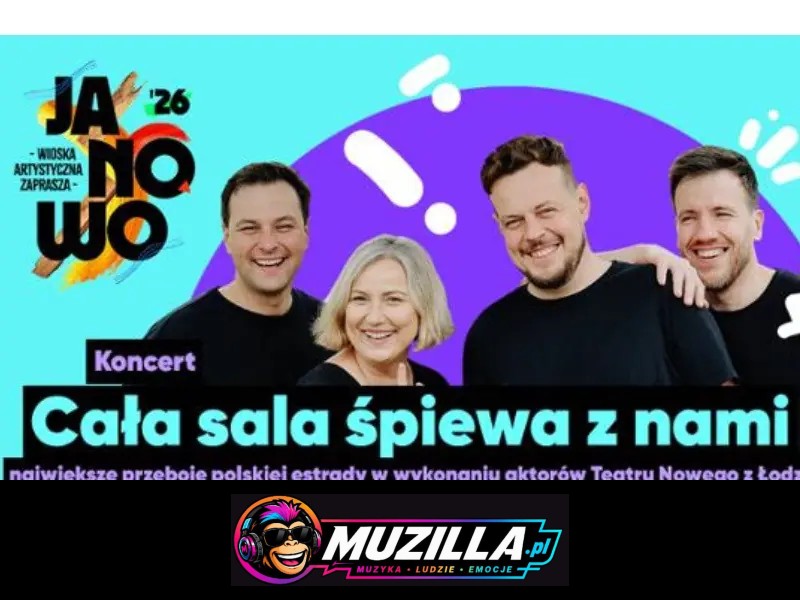 Koncert – aktorzy Teatru Nowego w Łodzi — Janowo — 8 sierpnia 2026