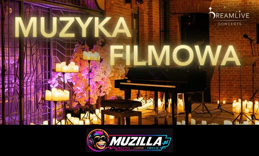 Koncert fortepianowy przy świecach: Muzyka FILMOWA — Kraków — 19 września 2026