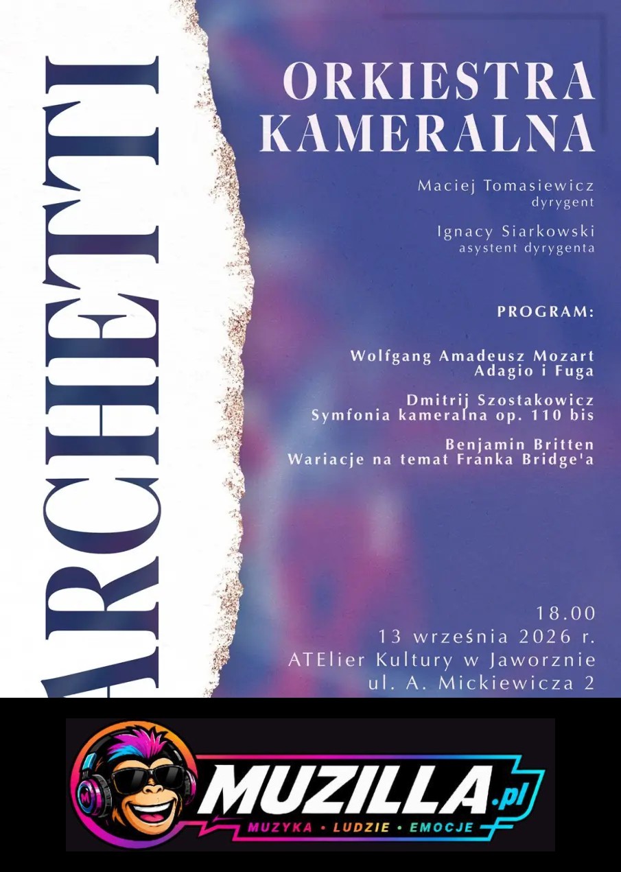 Koncert Orkiestry Kameralnej Archetti — Jaworzno — 13 września 2026