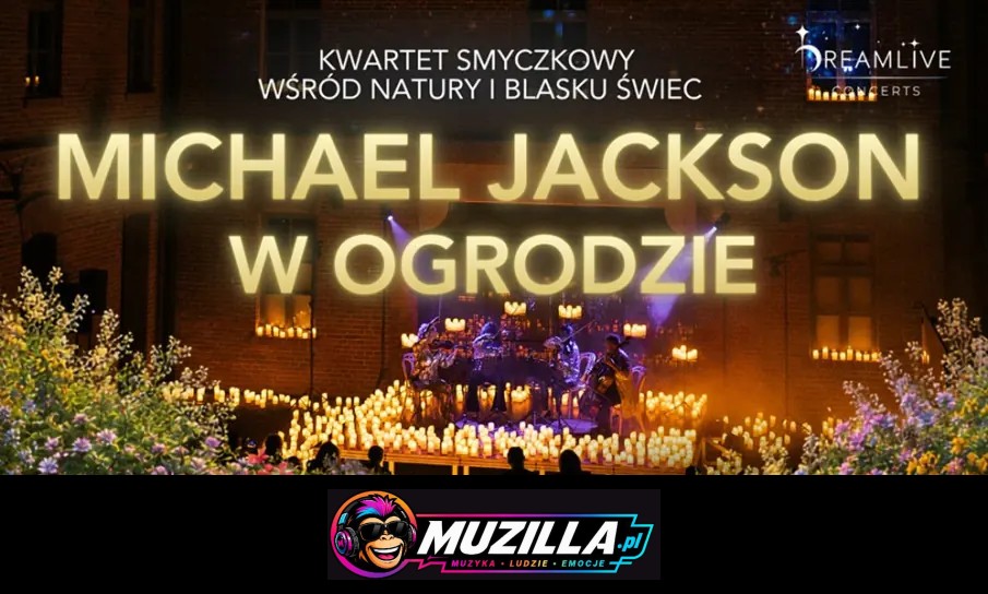 Koncert plenerowy przy świecach: MICHAEL JACKSON Tribute — Kraków — 22 sierpnia 2026