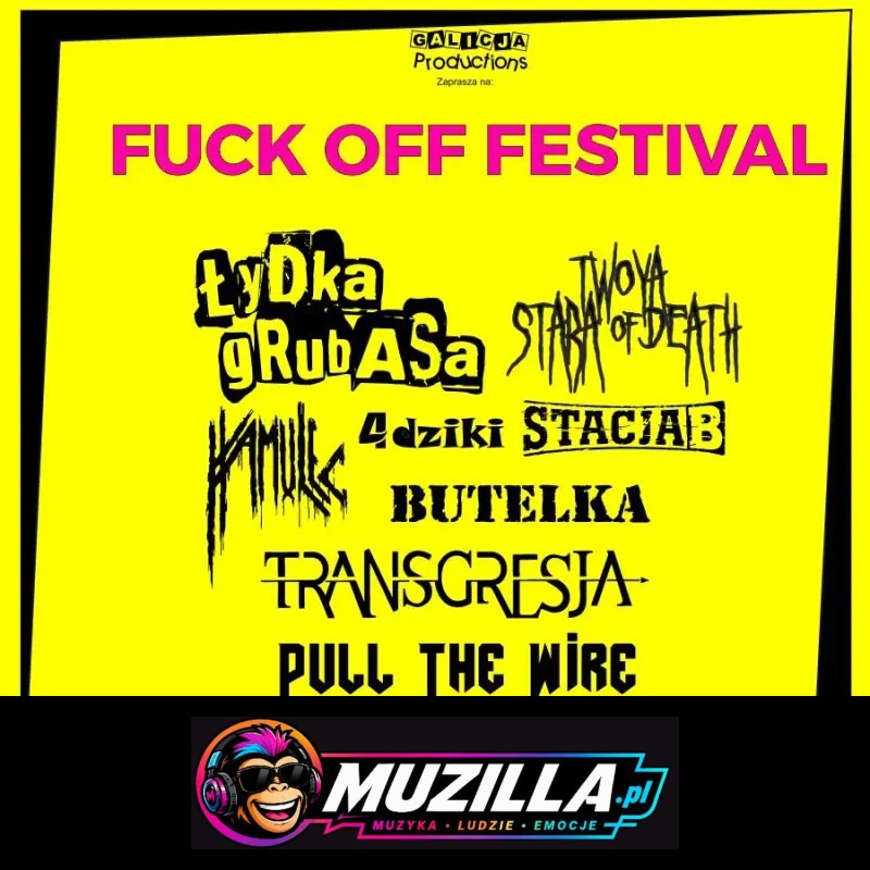 Łydka Grubasa, Pull The Wire, Twoyastara Of Death, Transgresja, 4 Dziki, Hamulec, Stacja B, Butelka — Warszawa — 19 grudnia 2026