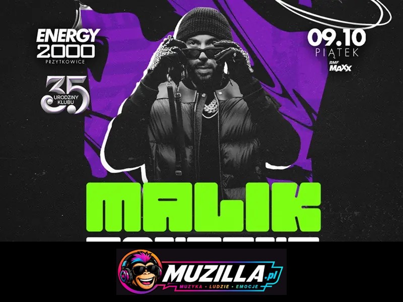 Malik Montana 09.10 – 35 Urodziny Energy 2000 Przytkowice [16+] — Przytkowice — 9 października 2026