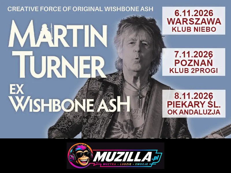 Martin Turner ex-Wishbone Ash – Two Eras Tour — Warszawa — 6 listopada 2026