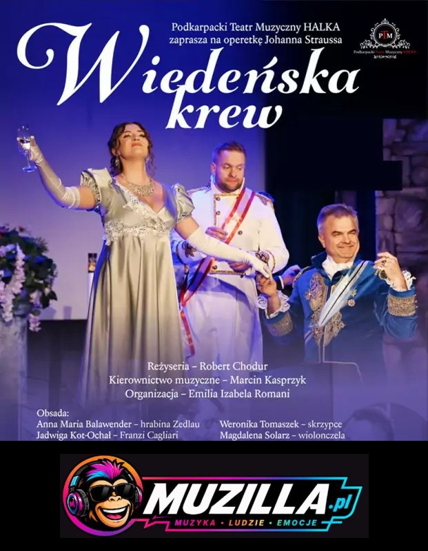Najpiękniejsze walce Straussa • Miłosne intrygi • Humor • Barwne kostiumy • wieczór z operetką — Krosno — 18 października 2026