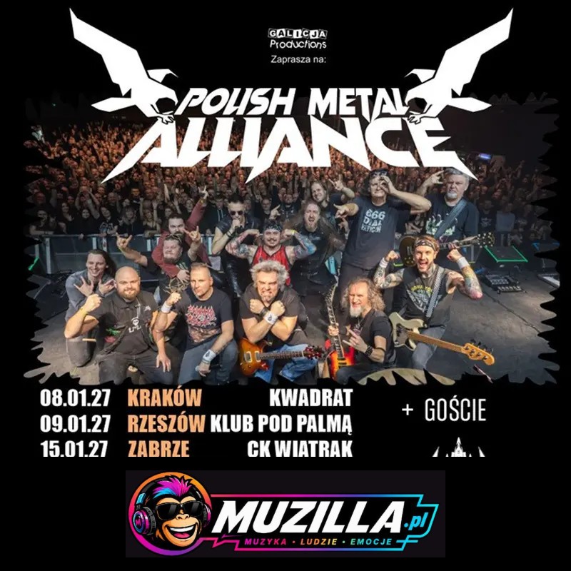 Polish Metal Alliance + goście Aquilla — Zabrze — 15 stycznia 2027
