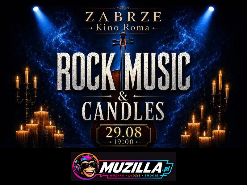 Rock Music & Candles — Zabrze — 29 sierpnia 2026