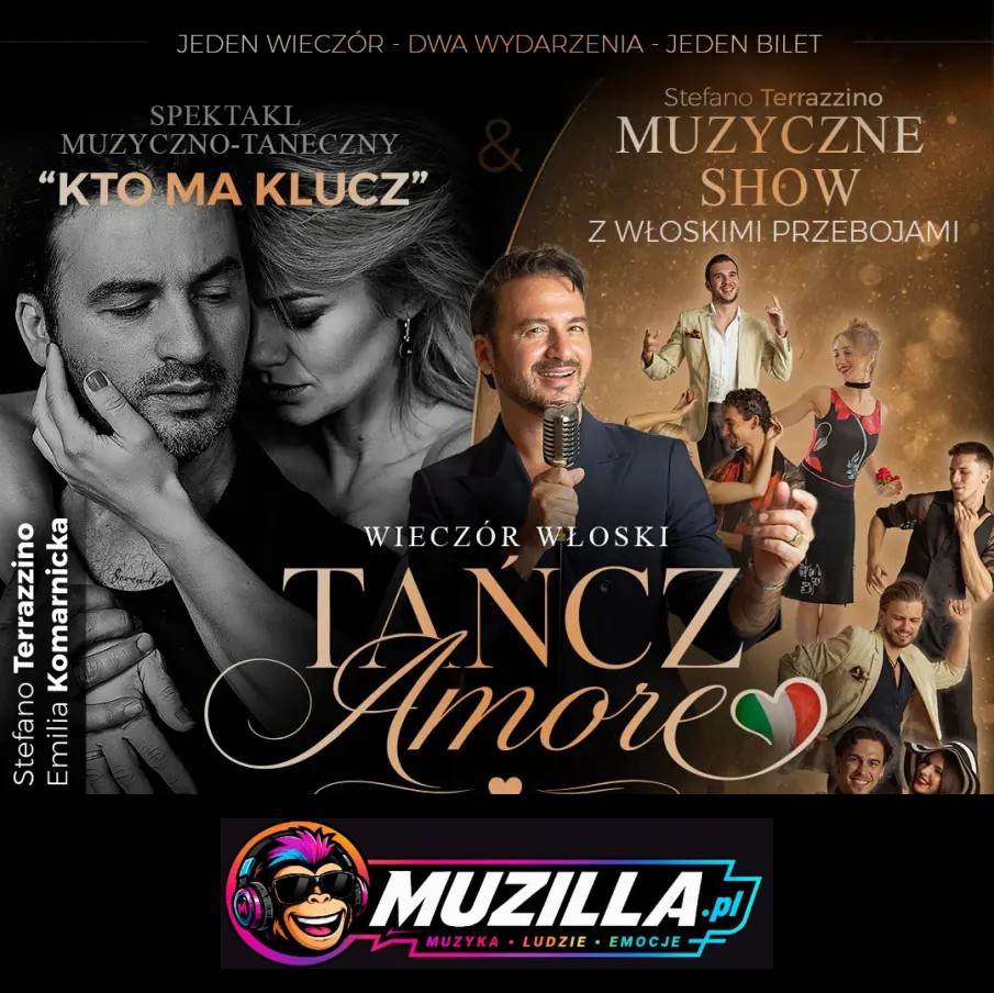 Spektakl muzyczno – taneczny „Kto ma klucz” + Muzyczne show z włoskimi przebojami — Krosno — 28 listopada 2026
