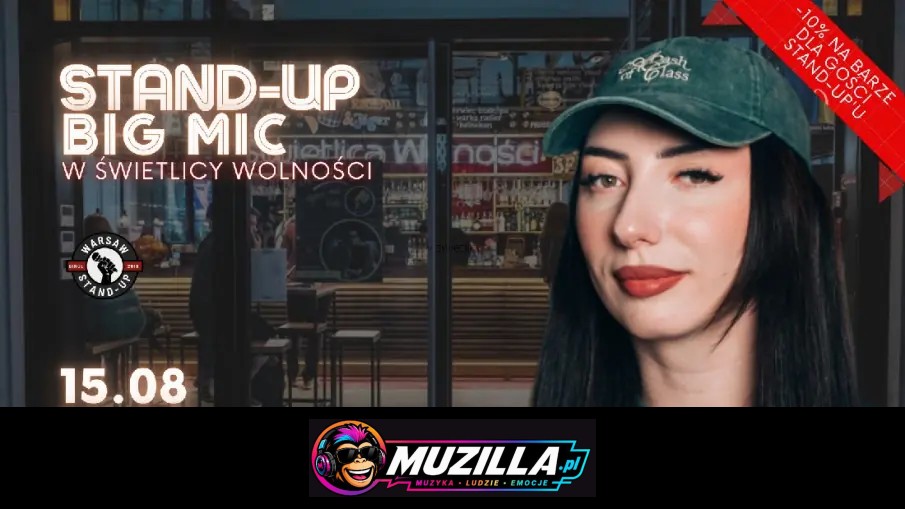 Stand-up Big Mic – Warsaw Stand-up x Daren Galitska — Warszawa — 15 sierpnia 2026