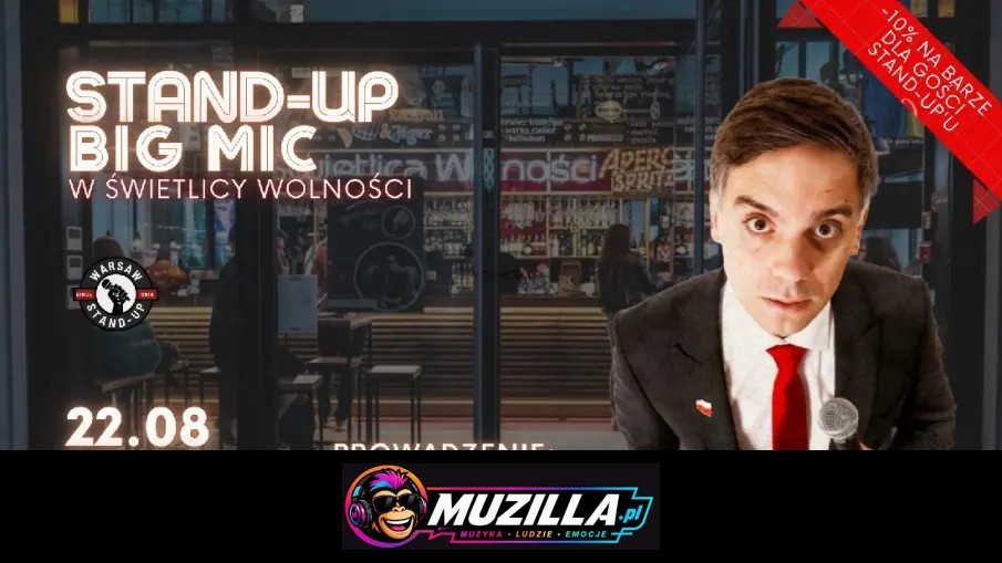 Stand-up Big Mic – Warsaw Stand-up x Sebastian Rejent — Warszawa — 22 sierpnia 2026