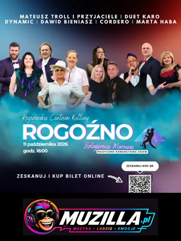 Szlagierowe Marzenia- Muzyczno-kabaretowe SHOW — Rogoźno — 11 października 2026