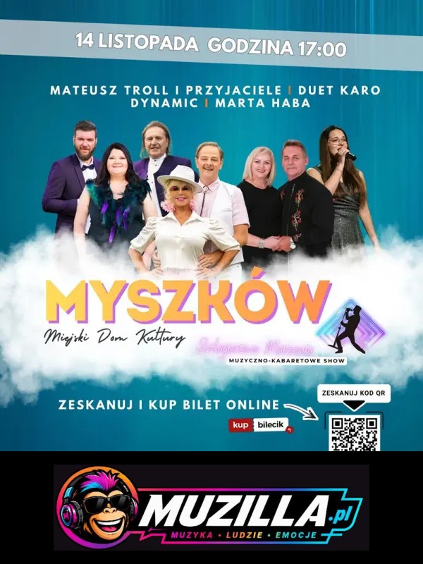 Szlagierowe Marzenia – Muzyczno-kabaretowe Show — Myszków — 14 listopada 2026