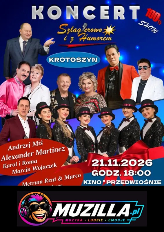 Szlagierowo i z Humorem — Krotoszyn — 21 listopada 2026