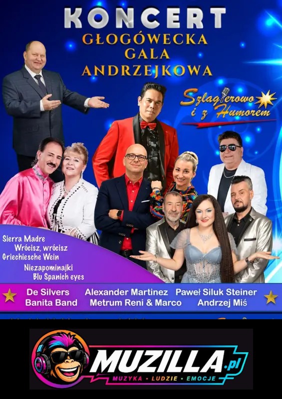 Szlagierowo i z Humorem – Głogówecka Gala Andrzejkowa — Głogówek — 28 listopada 2026