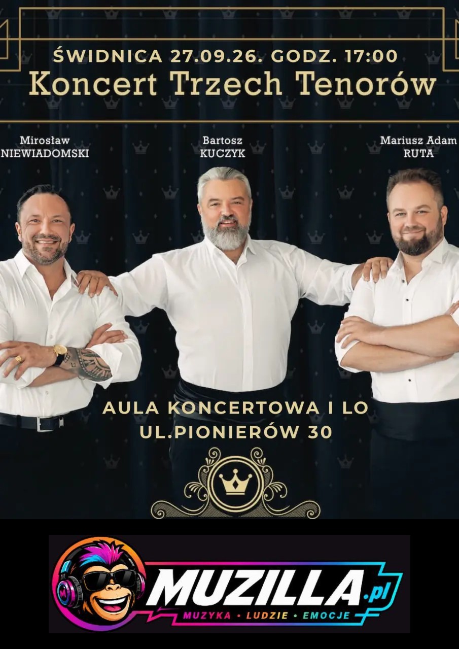 TENORZY VINCERO — Świdnica — 27 września 2026