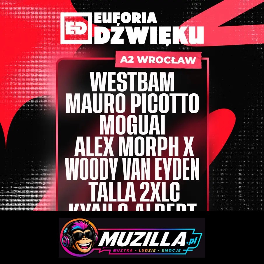 Westbam | Mauro | Picotto | Moguai | Alex Morph X | Woody Van Eyden | Talla | 2XLC | Kyau & Albert — Wrocław — 24 października 2026