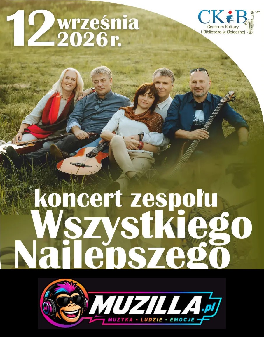 Wszystkiego Najlepszego – koncert w Osiecznej — Osieczna k/Leszno — 12 września 2026
