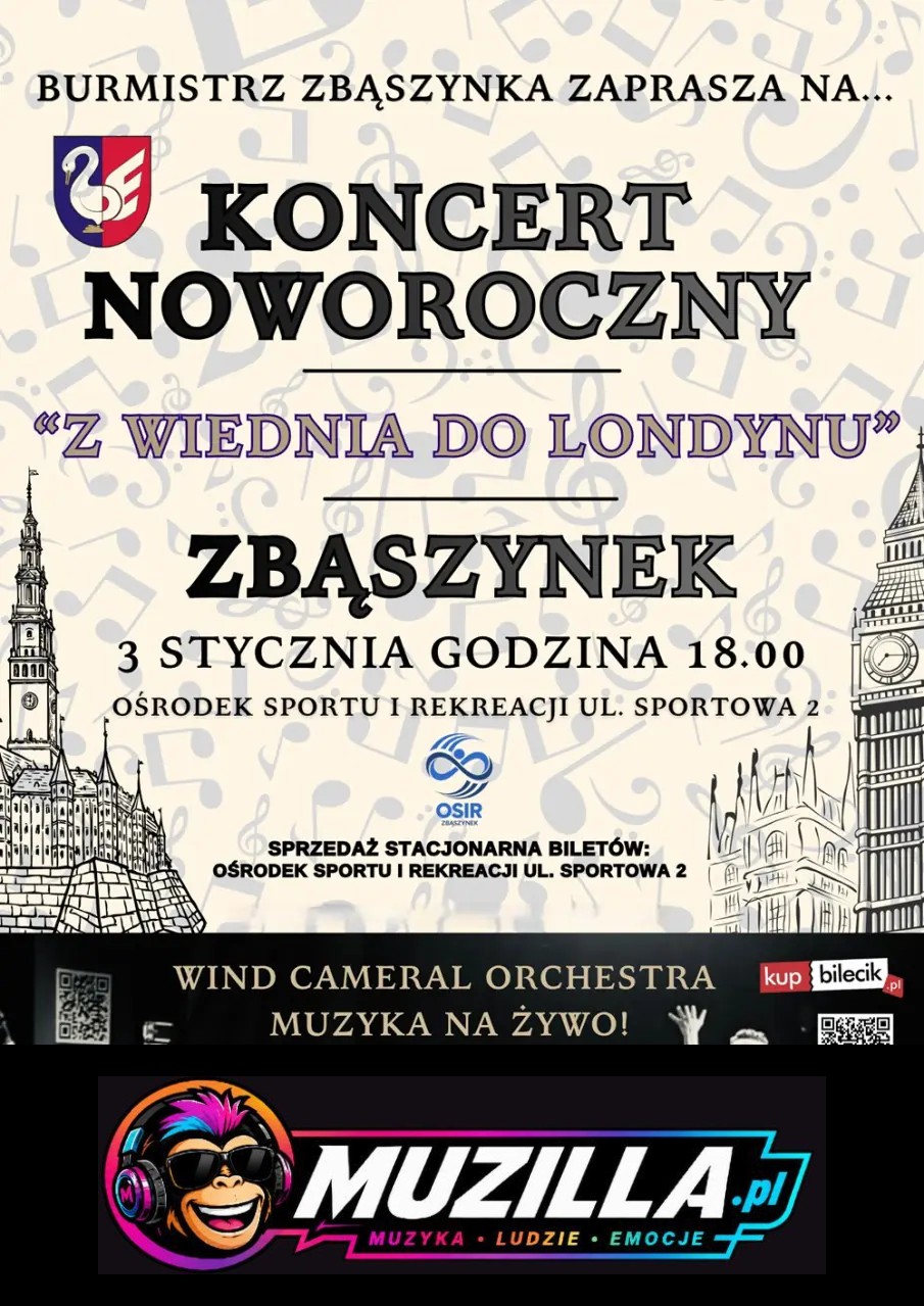 Z Wiednia do Londynu – wyjątkowa muzyczna podróż! — Zbąszynek — 3 stycznia 2027